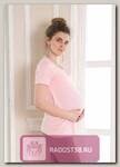 Футболка для беременных и кормящих Сирена розовый