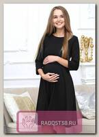 Платье для беременных черный