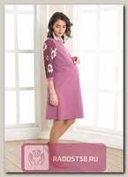 Платье Флоранс для беременных и кормящих ягодный
