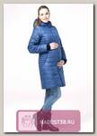 Пальто для беременных синий