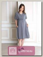 Платье для беременных и кормящих ДианаLight синяя