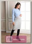 Платье для беременных и кормящих Ингрит серый