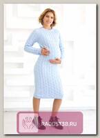 Платье для беременных Даяна голубой