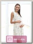 Сорочка в роддом стерильная молочный/розовый