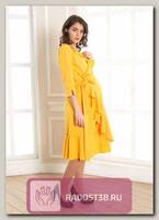 Платье Верса для беременных желтый