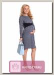 Платье для беременных синий