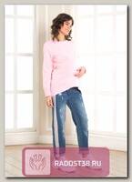 Свитшот для беременных Санти розовая пудра