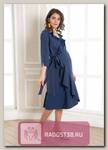 Платье Верса для беременных синий
