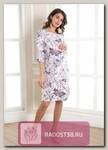 Платье для беременных Хлоя бабочки на розовом