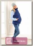 Жилет для беременных Прованс синий